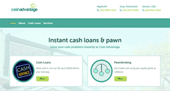 Desktop Screenshot of cashadvantage.com.au